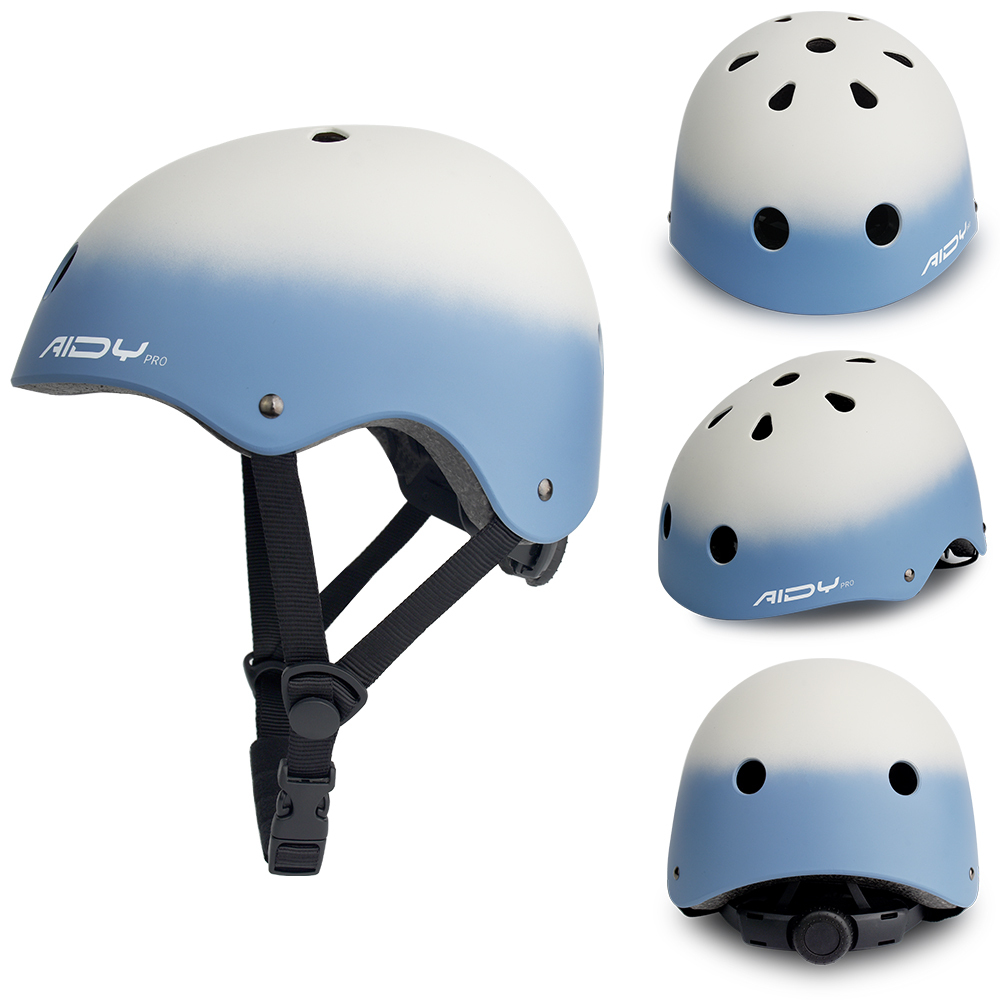 Off White To Baby Blue Gradient