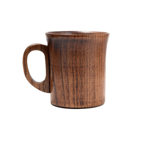 Yüksek kalite özel doğal ahşap bardak fabrika doğrudan çay ve kahve Drinkware su bardakları kazınmış logosu ile - Product Image 5