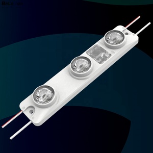 12V 24V 3leds 6W 6.5W beyaz 6000K 6500K 10X40 derece optik lens tarafından desteklenmektedir LG LED yüksek güç sidepod yan görünüm kenar led modülleri - Product Image 1