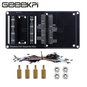 <strong>Raspberry</strong> <strong>Pi</strong> Pico/Pico W Breakout HAT Board Kit Support 4-channel <strong>Relay</strong>/GeeekPi DockerPi Series HAT Sensor Hub