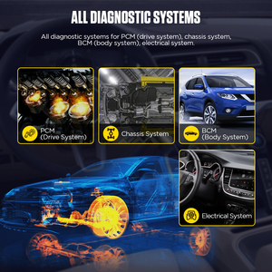 Autool Automotive Full System Auto-Ecu-Test Diagnose werkzeuge Maschinen stift Scanner Motor fehler code leser und-programmierung
