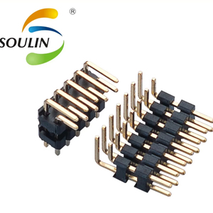 Soulin Support OEM 2-<strong>40pin</strong> Pin <strong>Header</strong> Connector 1.0 1.27 2.0 2.54 3.96 5.08 mm Pitch Double Row Vertical Male Female Pin <strong>Header</strong> - Product Image 3