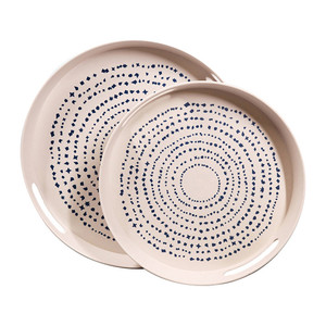 Nhà Hàng Hiện Đại tấm ăn tối đặt eu2020/1245 vượt qua New Vòng melamine tấm thân thiện với môi vật liệu nhựa - Product Image 1