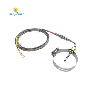 EGT-controlador de temperatura digital de gas de escape de Punta expuesta, alta temperatura, con sensor de calibre
