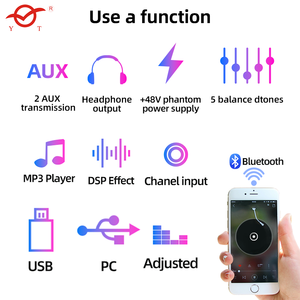 Mini Digital Mixer <strong>Audio</strong> Usb 8 Channel Usb Connecting to <strong>Computer</strong>