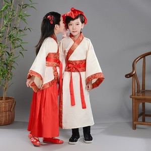 Erkek ve kız, Hanfu, çin tarzı, Bookboy, ilkokul Studentsthree karakter klasik öğrenci performans kostümleri - Product Image 4