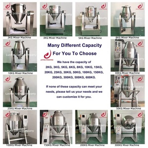 JUYOU Hot Sale Mini Lab <strong>Mixer</strong> ,1kg, 2kg, 5kg,10kg,15kg, 20 kg Powder <strong>Mixer</strong> for Small Mixing test with Factory Price - Product Image 3
