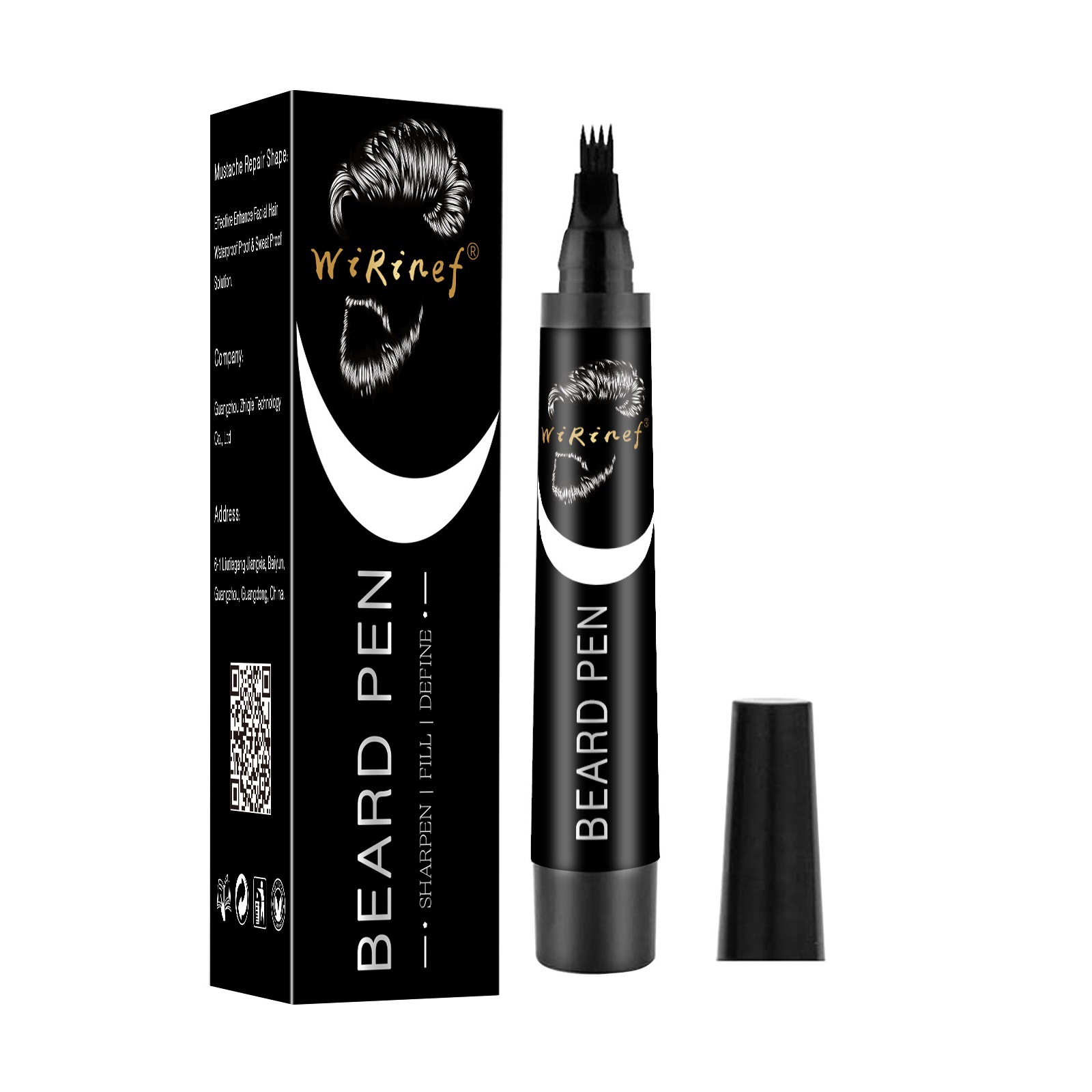 stylo barbe noire