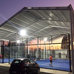 Pw סופר פנורמי pista de paddel ברחבי העולם בית משפט מצודה עם גג מגרש טניס בית משפט עם מחיר הטוב ביותר