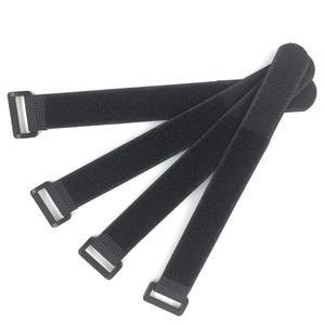 Correa de nailon con hebilla, gancho autoadhesivo reutilizable y correas de sujeción de Cable, correas ajustables de pulgada - Product Image 2