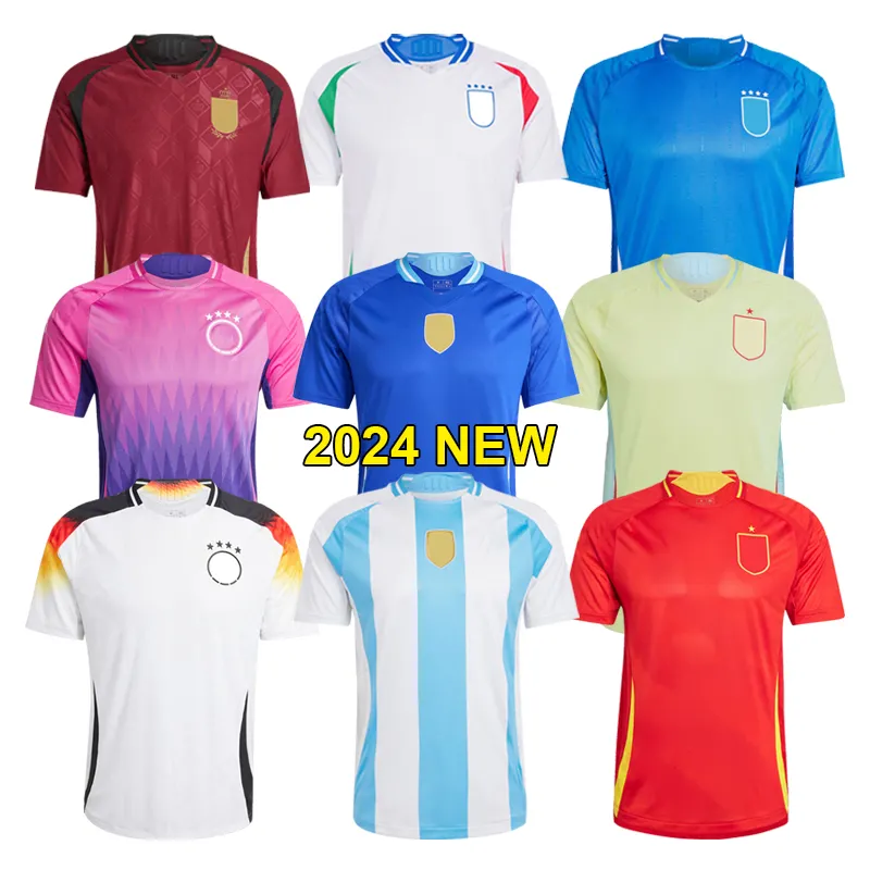 Camiseta de fútbol del equipo nacional de Argentina, España, Portugal, Brasil, Francia, conjunto de uniforme de fútbol, camiseta de Ronaldo personalizada, novedad de 2024