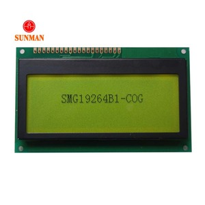 Proveedor de módulos LCD Cog personalizado mono gráfico st7565 controlador interfaz paralela 19264 192x64 matriz de puntos COG pantalla LCD - Product Image 1