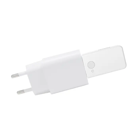 White-with EU Adapter
