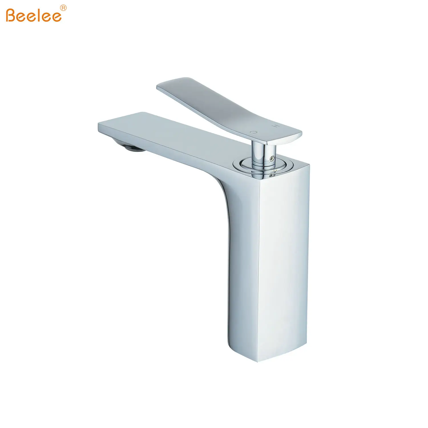 Beelee robinet de lavabo à une portée, matériel sanitaire hôtel Griferia mitigeur de lavabo à économie d'eau, corps en laiton mitigeur de lavabo