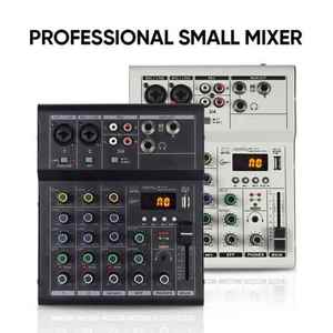 Cooyinka Professional Mini USB <strong>Digital</strong> Audio 4-Channel <strong>Controller</strong> <strong>Computer</strong> Recording Audio Console Mixer - Product Image 5