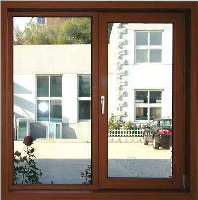 Design moderno de modelos francês dimensões de madeira sólida arco de madeira teak janelas