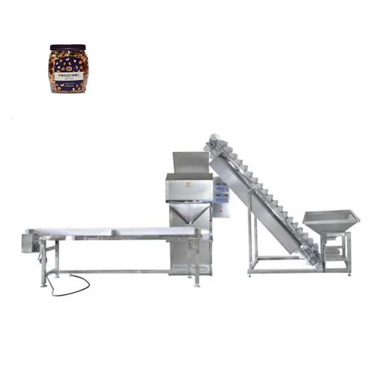 Customized Automatic Multi-Head Weighing Filling Production Line Coffee Bean Popcorn Packing Filling Line