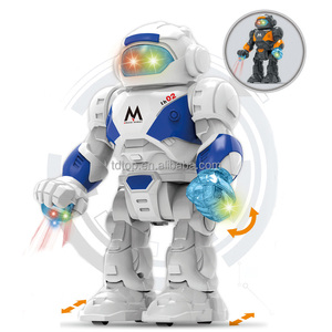 Robot de baile de educación temprana eléctrico, juguetes para niños, funciona con pilas con música y luz, chasis de Robot de seguridad - Product Image 1