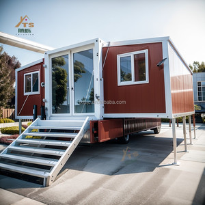 TS 20ft Miễn phí dịch vụ thiết kế nội thất Úc Granny phẳng di động prefab nhà biệt thự mô-đun nhỏ làm từ bảng điều khiển bánh sandwich - Product Image 3