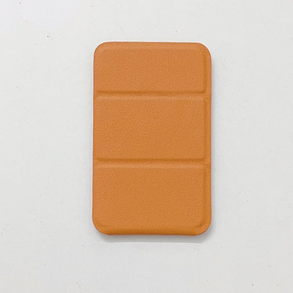 Neue Produkte Leder karten etui Magnet halter für iPhone 15 für iPhone4 Für eine Vielzahl von Handy hüllen Abnehmbares Karten paket