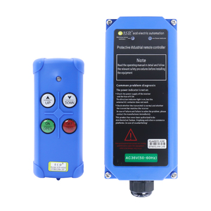 Supporto clienti internazionale 2 pulsante a velocità singola telecomando industriale senza fili con codice fisso - Product Image 5