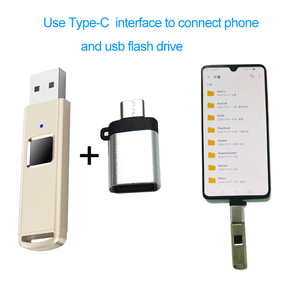 指纹加密USB 3.0高速传输u盘32GB内存/可定制内存 - Product Image 3