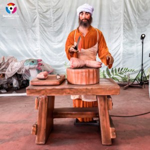 Tùy chỉnh hoạt hình trang trí Quy Chế mô phỏng con người bán thịt công viên chủ đề Kích thước cuộc sống robot thực montable - Product Image 6