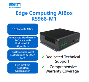 CCTV 16CHスマートNVR産業AI 16チャンネルビデオ分析NVRボックスRK3588セキュリティと保護のためのエッジコンピューティング - Product Image 2