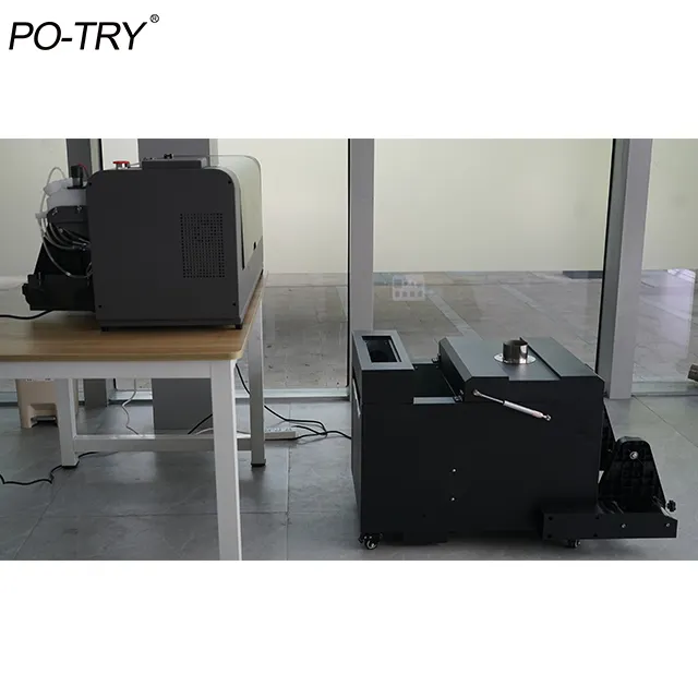 Potry Dtf tinta putih Printer Transfer panas Pet Film T-Shirt Dtf Printer I3200 T-Shirt mesin cetak A3 DTF Printer