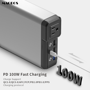 Factory Price <strong>Power</strong> Station 100W <strong>Output</strong> 220v AC Portable <strong>Power</strong> Station 213wh High Capacity Laptop <strong>Power</strong> <strong>Bank</strong> <strong>QC3.0</strong> Fast Charging - Product Image 3