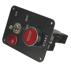 Pannello interruttore accensione auto da corsa pulsante avviamento avviamento motore LED attiva/disattiva - Product Image 4