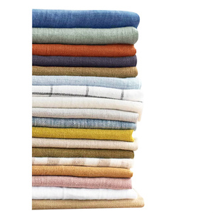 Özel teklif düz % 100% keten/keten karartma baskı yatak odası balkon perde kumaşı için windows/çarşaf - Product Image 3