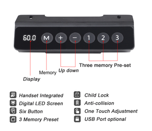 Escritorio de pie de un solo motor eléctrico personalizado para oficina, mesa de escritorio elevadora para ordenador con altura ajustable para sentarse - Product Image 6