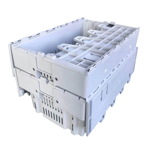 מלבני stackable מתמוטט מלבני stackable ארגז אחסון עבור תחבורה