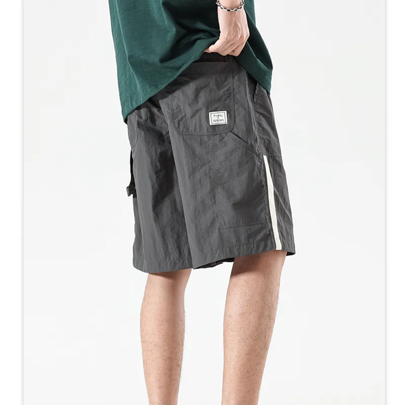 Pantalones cortos de poliéster de golf informales en blanco de temporada de verano de alta calidad, pantalones cortos de playa para hombre con estampado de sublimación personalizado recién llegados/