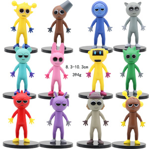 Rhythm Box Series Handoffice PVC <strong>Toy</strong> Peripheral Game Doll Blind Bag Doll Cake Decoration Building Block Model Sprunki PVC <strong>Toy</strong> - Product Image 2