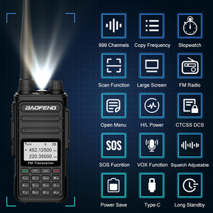 สำหรับ K5M วิทยุสื่อสารพกพาแบบความถี่คู่ช่องชาร์จแบบ Type-C ใหม่สำหรับวิทยุ - Product Image 2
