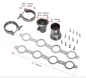 Paslanmaz çelik egzoz manifoldu C10 LS dönüşüm takas LS1 LS2 LS3 LS6