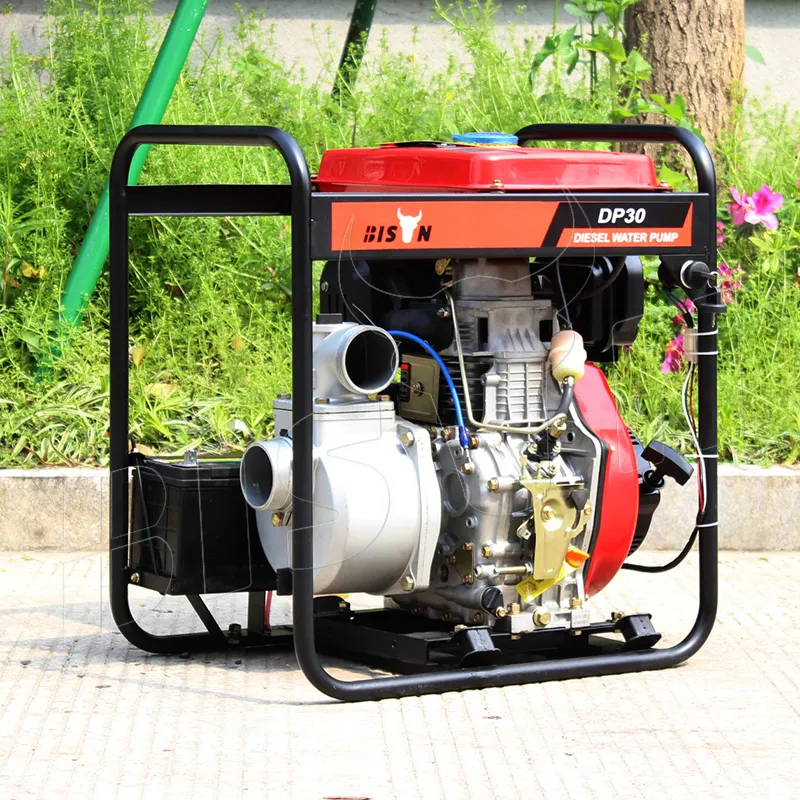 Bison China Key Start pompa di alimentazione dell'acqua del motore Diesel a lunga distanza per l'irrigazione dell'azienda agricola di motocbomba raffreddata ad aria