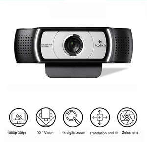 适用于罗技C930C/C930E摄像机全高清1080p USB自动人工智能跟踪网络摄像头，适用于在线会议CMOS