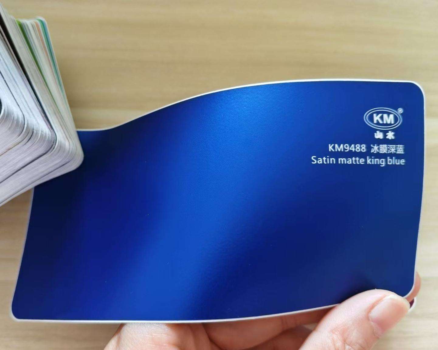 Satin matte king blue