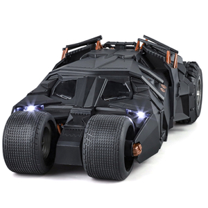 Genuine License High Quality 1:18 Dark Knight Trilogy Batmobile Diecast <strong>Car</strong> <strong>Model</strong> Tail Spray <strong>Unique</strong> Design Collection Gift Adult - Product Image 1
