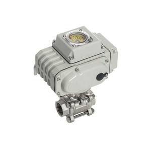 2 yollu dişli elektrik küresel vana yüksek platform aktüatör ISO5211 montaj boyutu (DN10 ~ DN100,PN16,PN25,PN40,PN64 isteğe bağlı) - Product Image 2