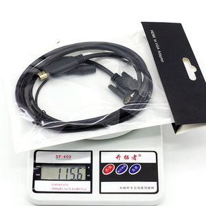 Senye-Cable macho a macho HDMI a VGA, convertidor de ordenador, adaptador de Cable compatible con entrada de vídeo HD-VGA a salida HDMI