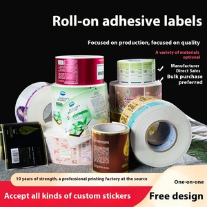 Pegatinas con logotipo de dibujos animados de diseño gratuito, código QR de PVC personalizado, autoadhesivo transparente, estampado en caliente, pegatinas de marca registrada coloridas - Product Image 3