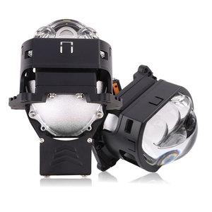 Otomatik ışık değiştirme kare Model ışık üç lazer Bi led projektör Lens 3 inç 85W 6000K Bi Led projektör Lens - Product Image 6