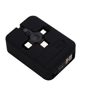 新款c型至数据线pd <span class=keywords><strong>usb</strong></span>充电电话支架可伸缩3合1手机充电电缆3a快速充电