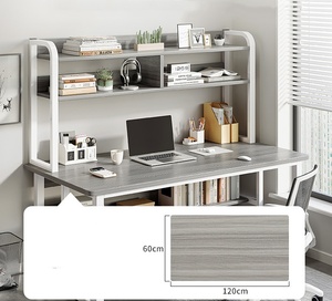 Producto caliente Mesa de computadora para juegos rectangular estable simple con material de madera con patas de acero para uso en dormitorio - Product Image 6
