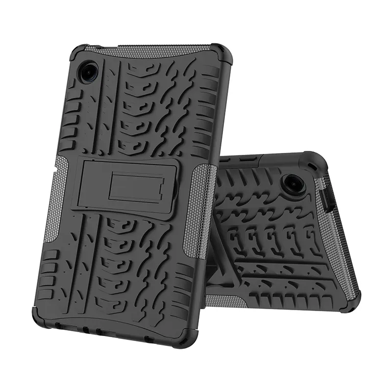 Funda protectora de parachoques de TPU con soporte en la parte posterior para Samsung Galaxy Tab A9 de 8,7 pulgadas, funda universal de 21/2 ", funda de 1/2"