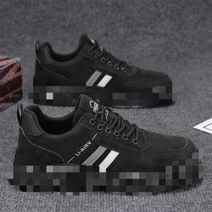 2024 nam retro dụng cụ làm việc giày đế dày xây dựng trang web bảo vệ lao động chống trượt chống mài mòn mùa thu lưới tốt nhất PU - Product Image 1